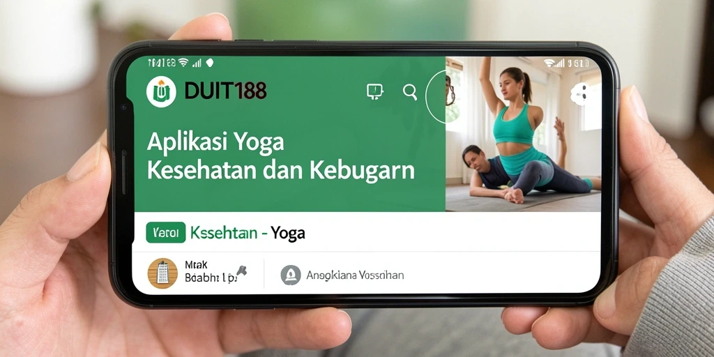Tampilan antarmuka aplikasi Yoga yang intuitif dan menarik.