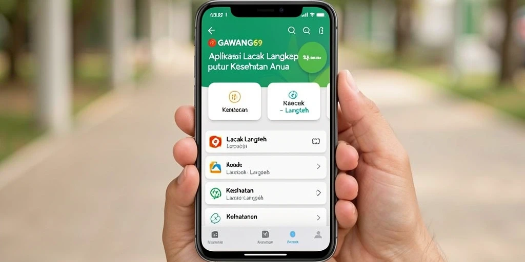 Antarmuka GAWANG69 yang sederhana dan informatif untuk pelacakan langkah.