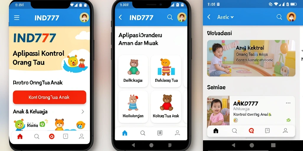 Tampilan antarmuka sederhana dan efektif untuk kontrol orang tua.