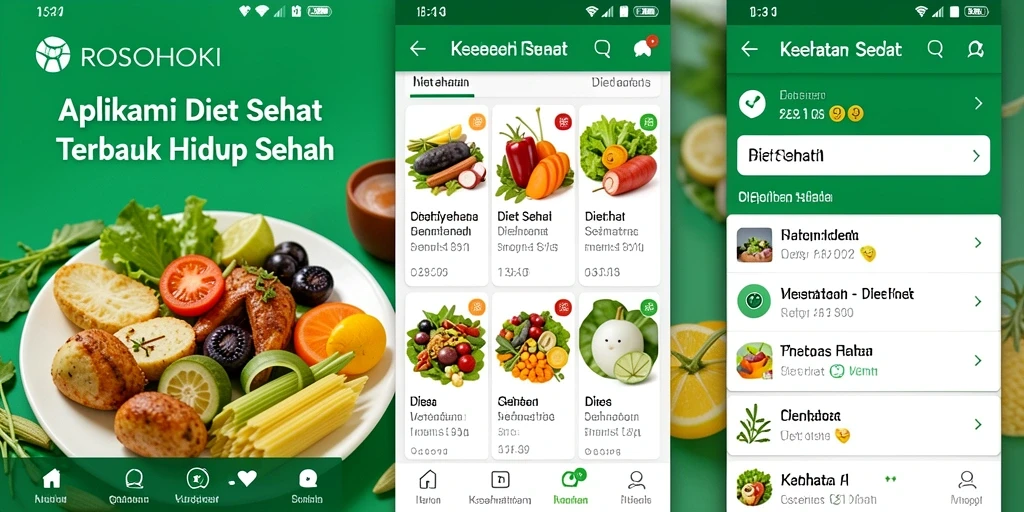 Tampilan antarmuka pengguna ROSOHOKI yang menarik dan fungsional.