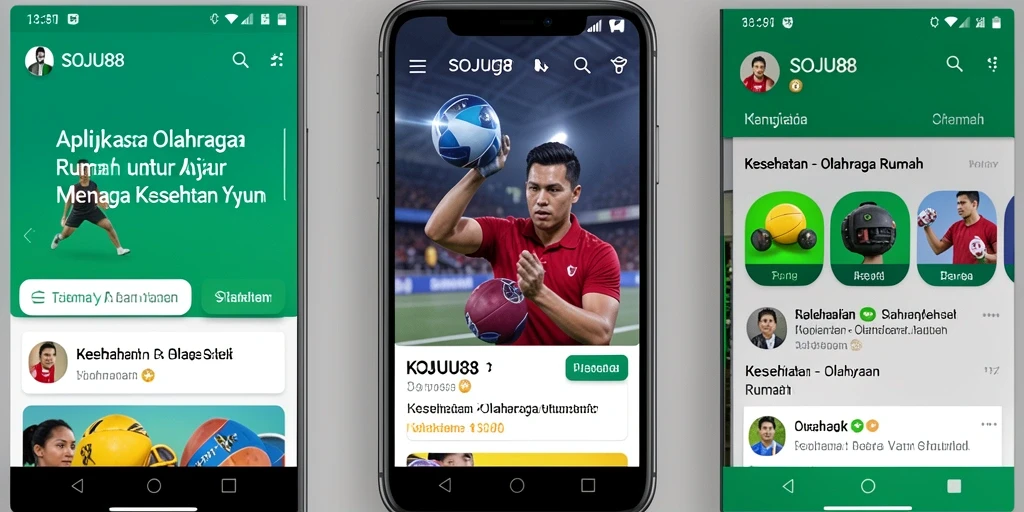 Antarmuka pengguna SOJU88 yang menarik dan fungsional untuk Olahraga Rumah.