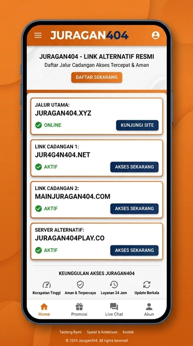 Link Alternatif Juragan404 untuk Pengguna Android