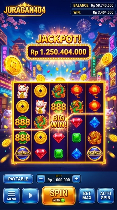 juragan404 tampilan beranda